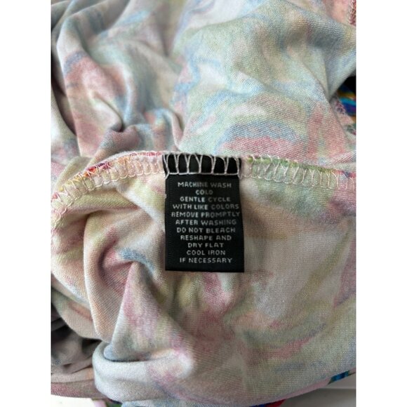 Investments Petites PL Floral Print Multicolor Viscose Womens Top - Picture 5 of 7